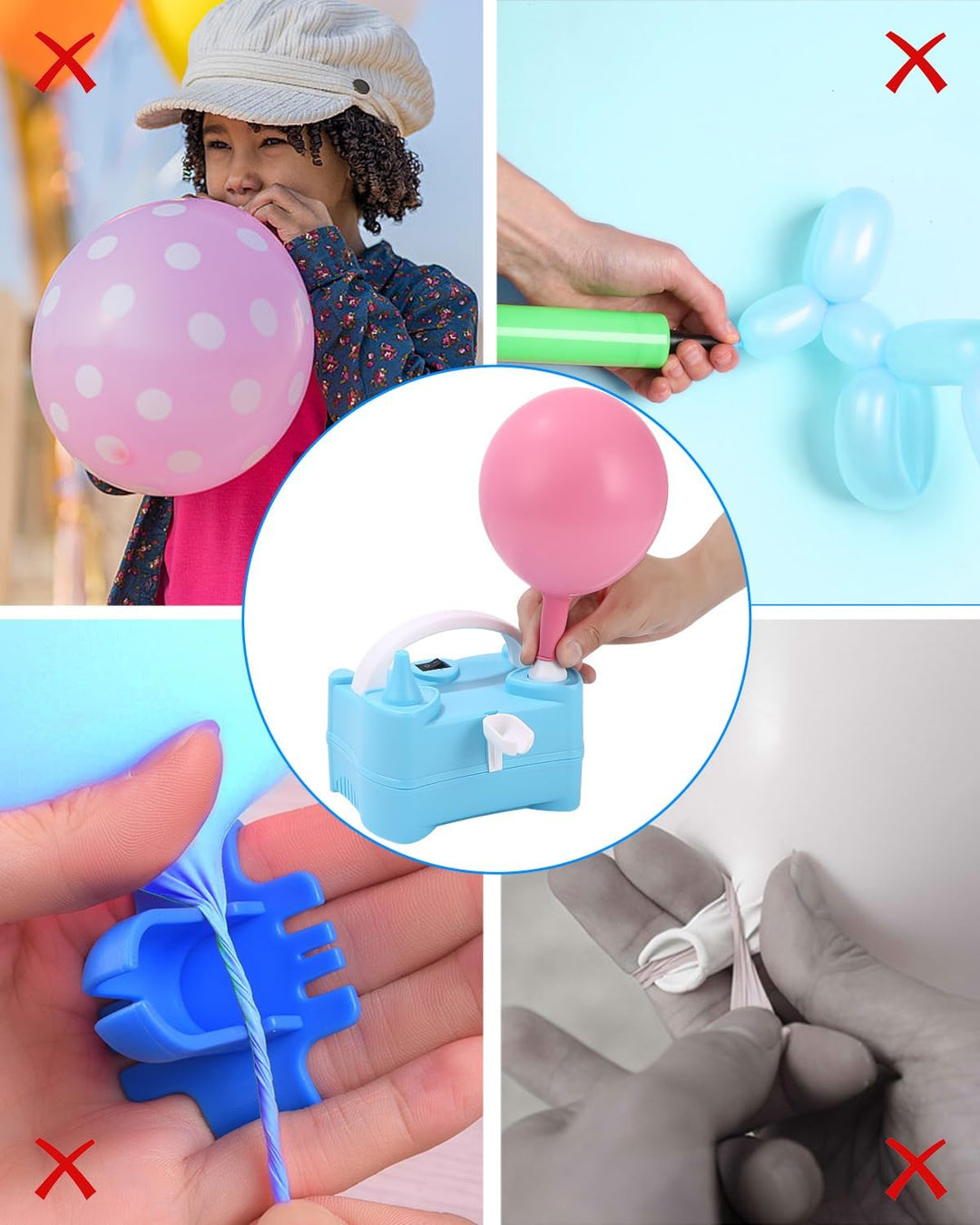 Ballonpumpe Elektrisch,Elektrische Luftballonpumpe,Ballonpumpe,Ballon Pumpe220V 400W,Elektrische Luf
