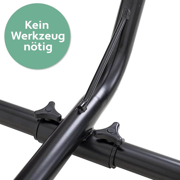 VITA5 Hängemattengestell Outdoor - Hängemattengestell für Hängematten - Stabile Stahl Hängematte mit