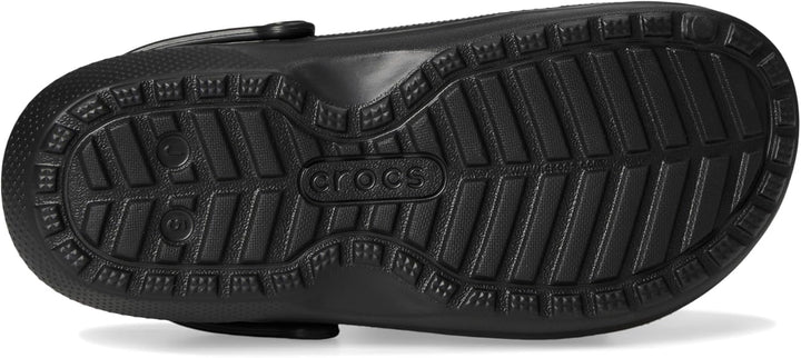 Crocs Classic Clog - Seasonal Graphic (Little Kid/Big Kid) 30 EU Buffalo Plaid Black Varsity Red 1,