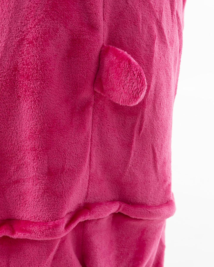 Katara 1744 Glücksbärchis Onesie Herz-Kostüm, Tiere, Party, Karnevals-Kostüm in Pink, Verkleidung zu