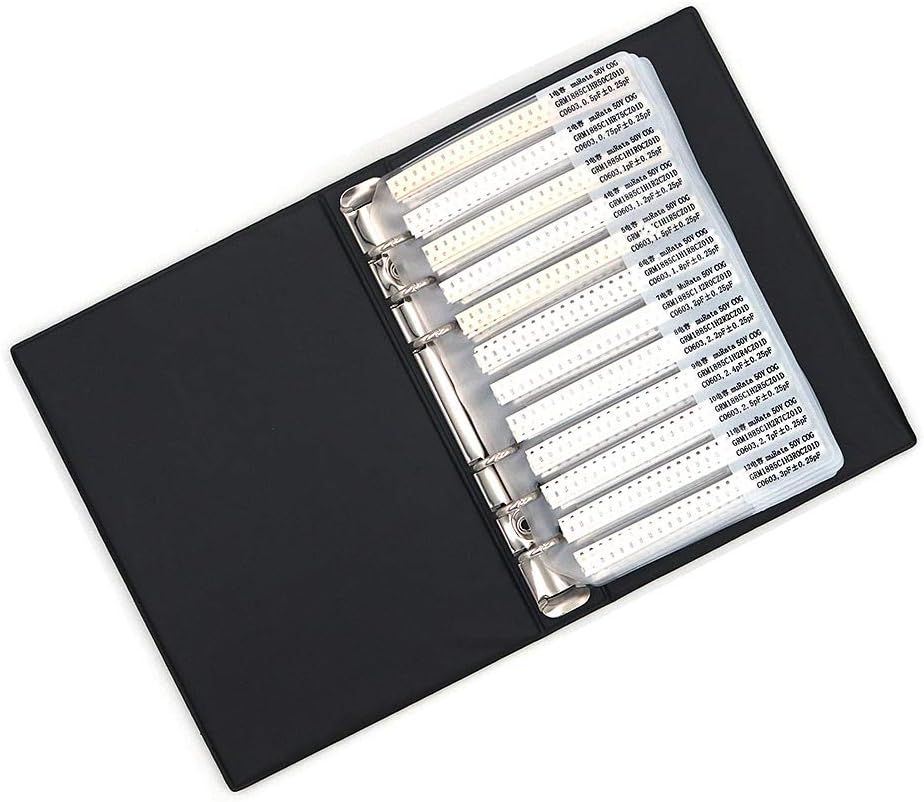 DollaTek Kondensator 0603 (0.5pF-2.2uF) 90 Wert x 50pcs = 4500pcs SMD SMT Kondensator kombiniert Bei