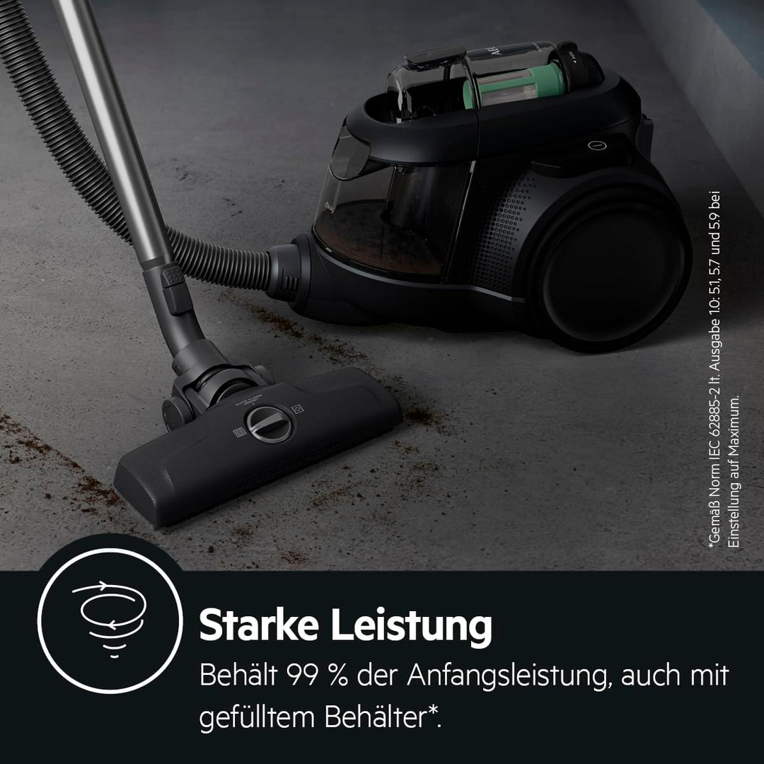 AEG CLEAN 6000 ÖKO AL61C2ÖKO Staubsauger beutellos / ETM Testsieger (SEHR GUT) / 60 % Recyclingmater