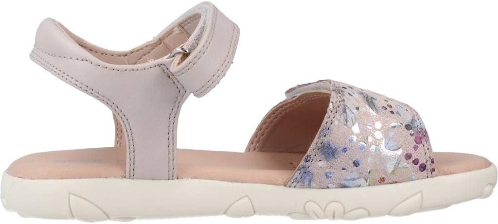 Geox Mädchen J Haiti Girl Sandal 24 EU Rose, 24 EU Rose