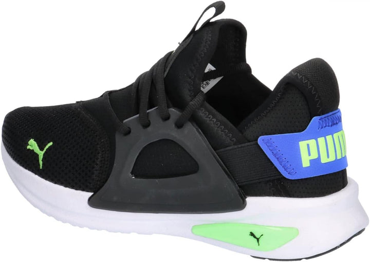 PUMA Herren Softride Enzo Evo Sneaker 44.5 EU Puma Black Fizzy Lime Royal Sapphire, 44.5 EU Puma Bla