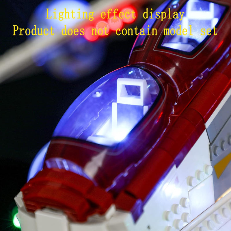 GEAMENT LED Licht-Set (Fernbedienung) Kompatibel mit Lego Republic Gunship - Beleuchtungsset für Sta