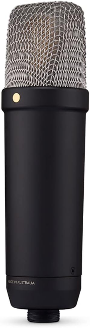 Rode NT1 5th Generation Black XLR USB Studio-Mikrofon Schwarz + keepdrum Mikrofonständer Bundle NT1