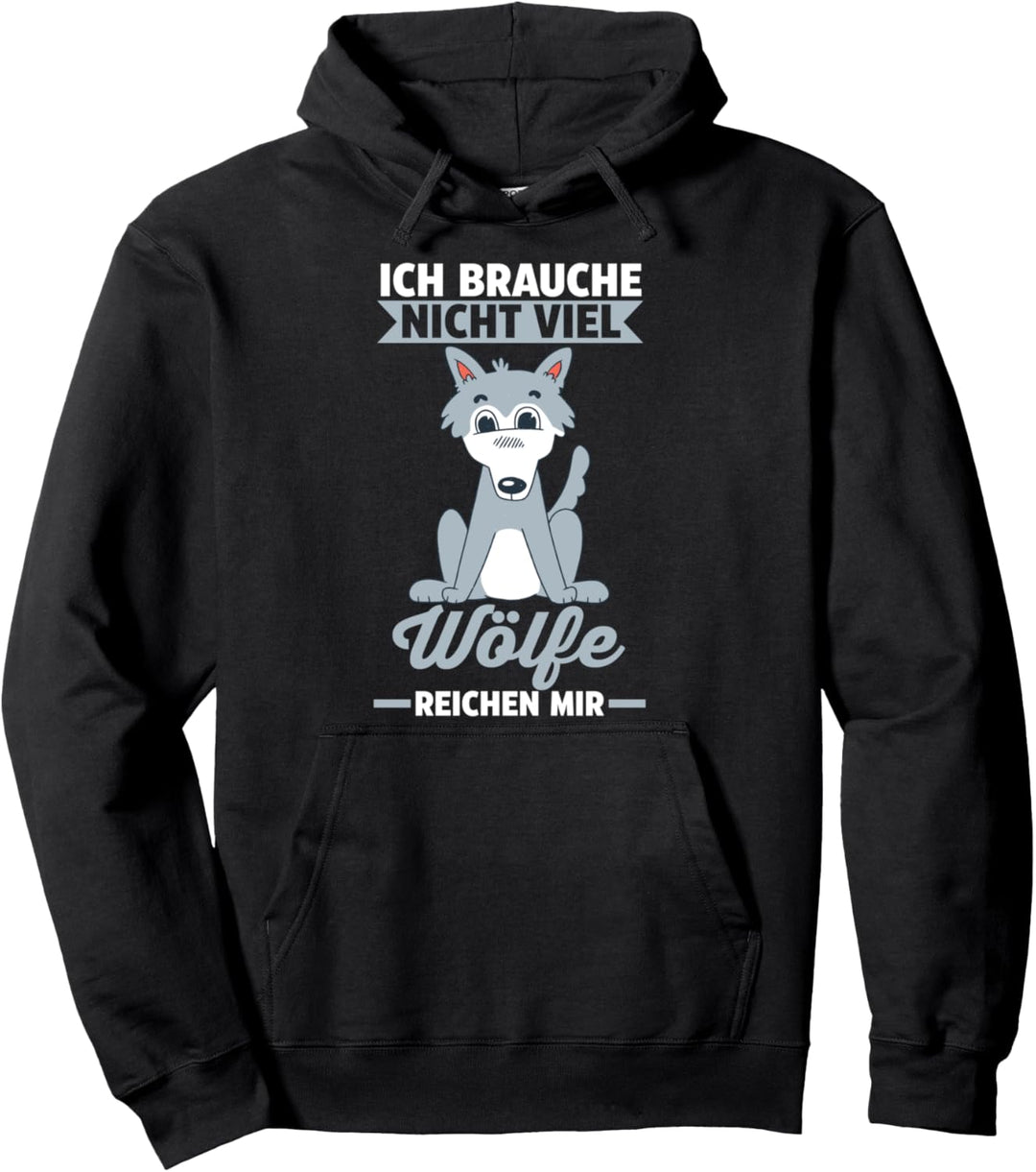 Wölfe Zoo Wolf Pullover Hoodie
