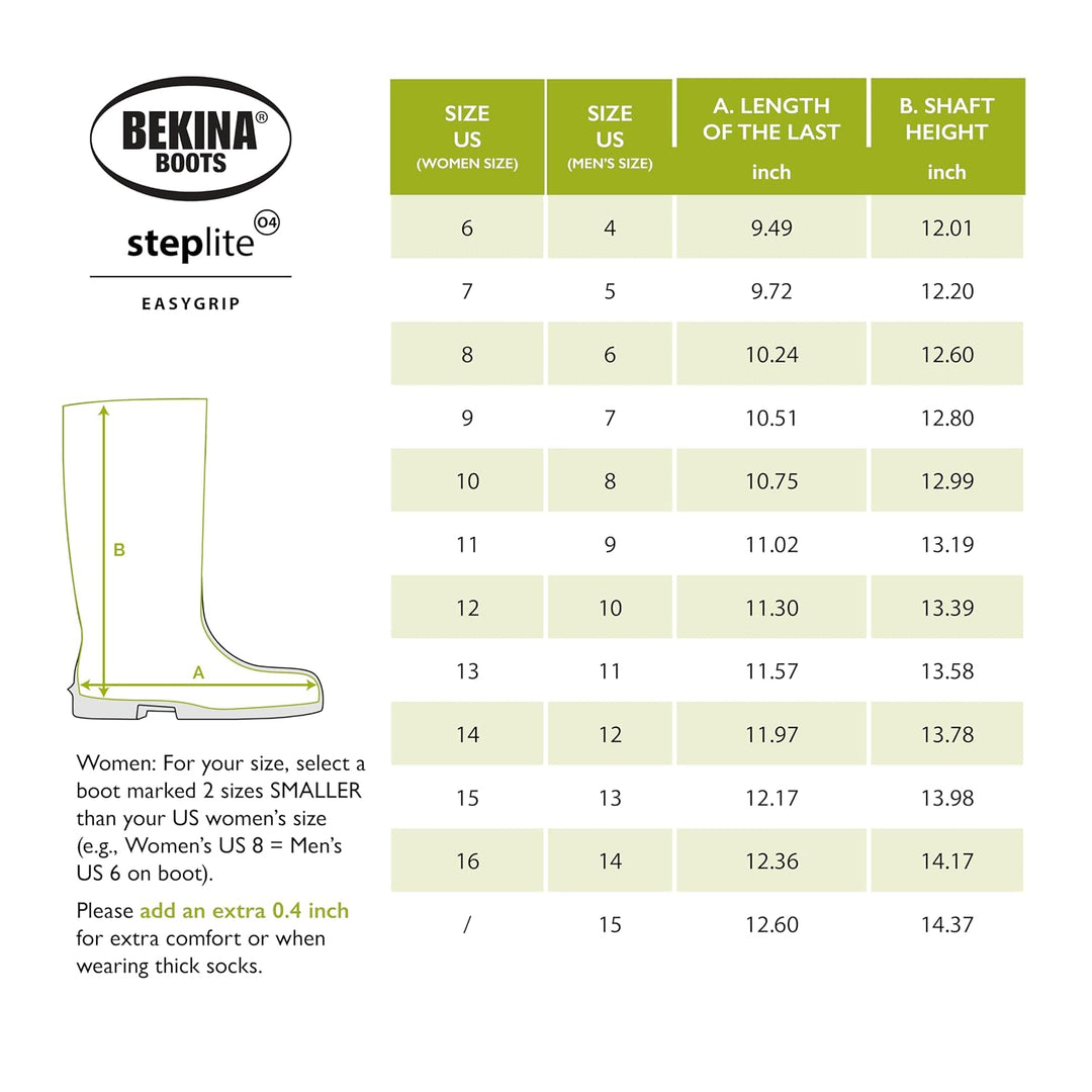 Bekina Agrilite Steplite Easygrip O4 Sicherheitsstiefel wasserdicht für Herren und Damen ohne Stahlk