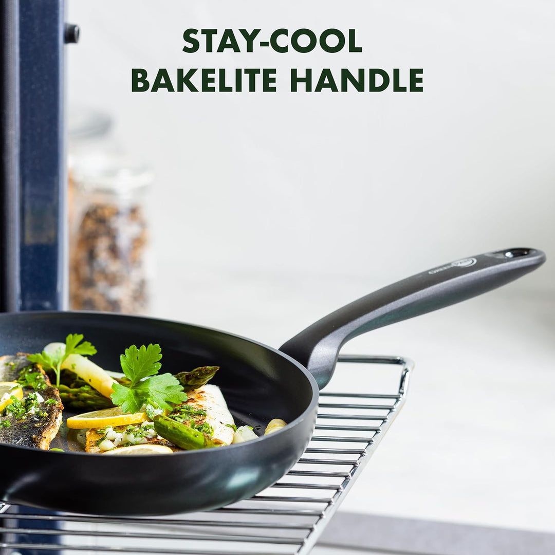 GreenPan Torino Gesunde Antihaft-Keramik-Fischpfanne 32 cm, PFAS-frei, induktionsgeeignet, backofenf