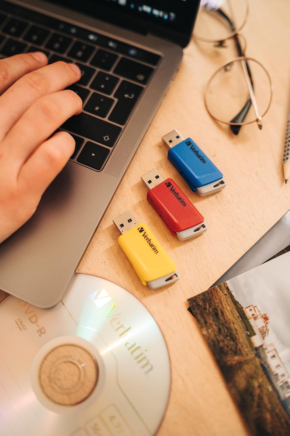 Verbatim Store 'n' Click USB-Stick 3x, USB 3.2 Gen 1, 16GB, Speicherstick mit Verriegelungsmechanism