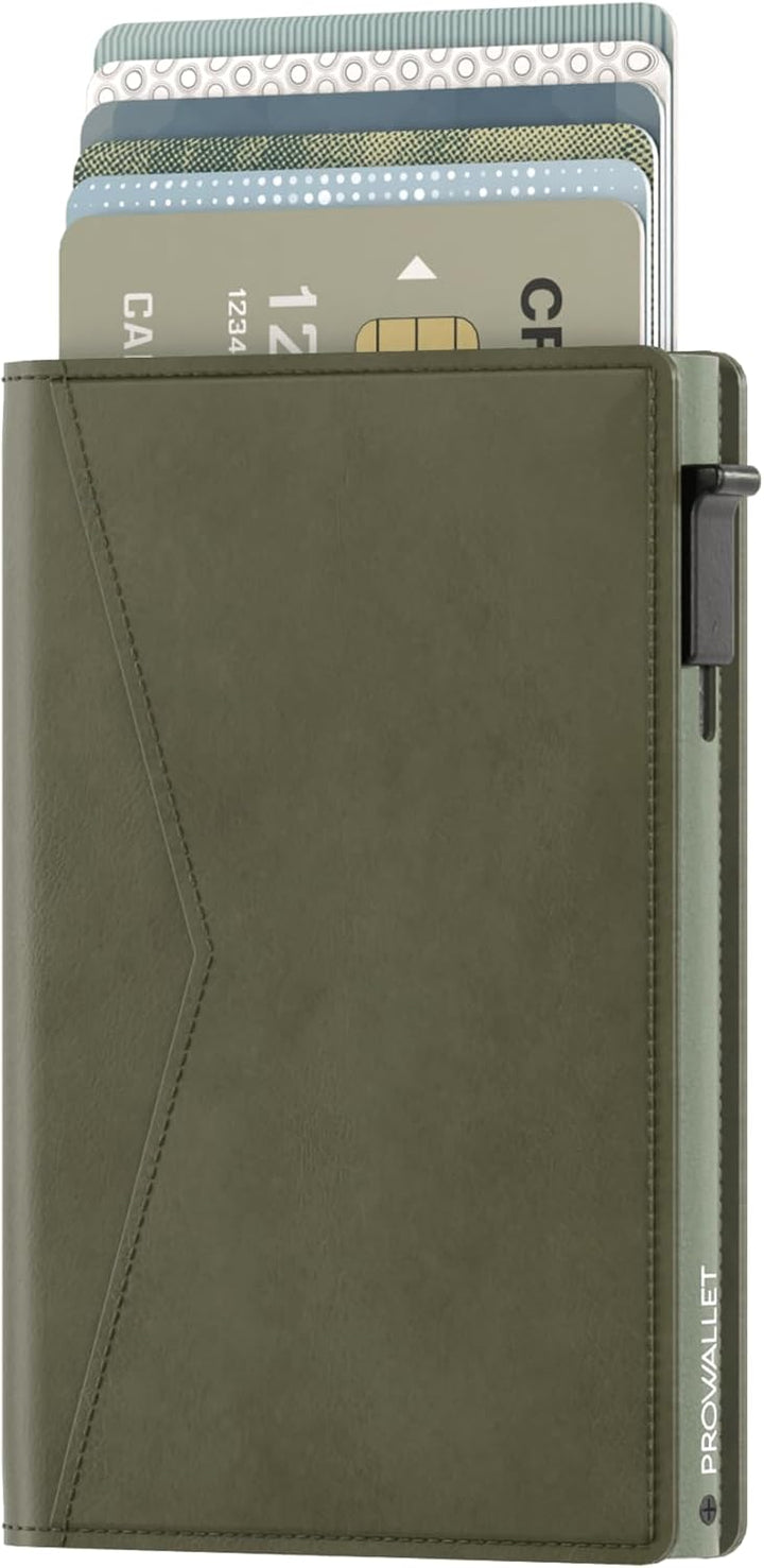 ProWallet Slim Deluxe - Slim Wallet mit RFID-Schutz 9,7 cm Schwarz, 9,7 cm Schwarz