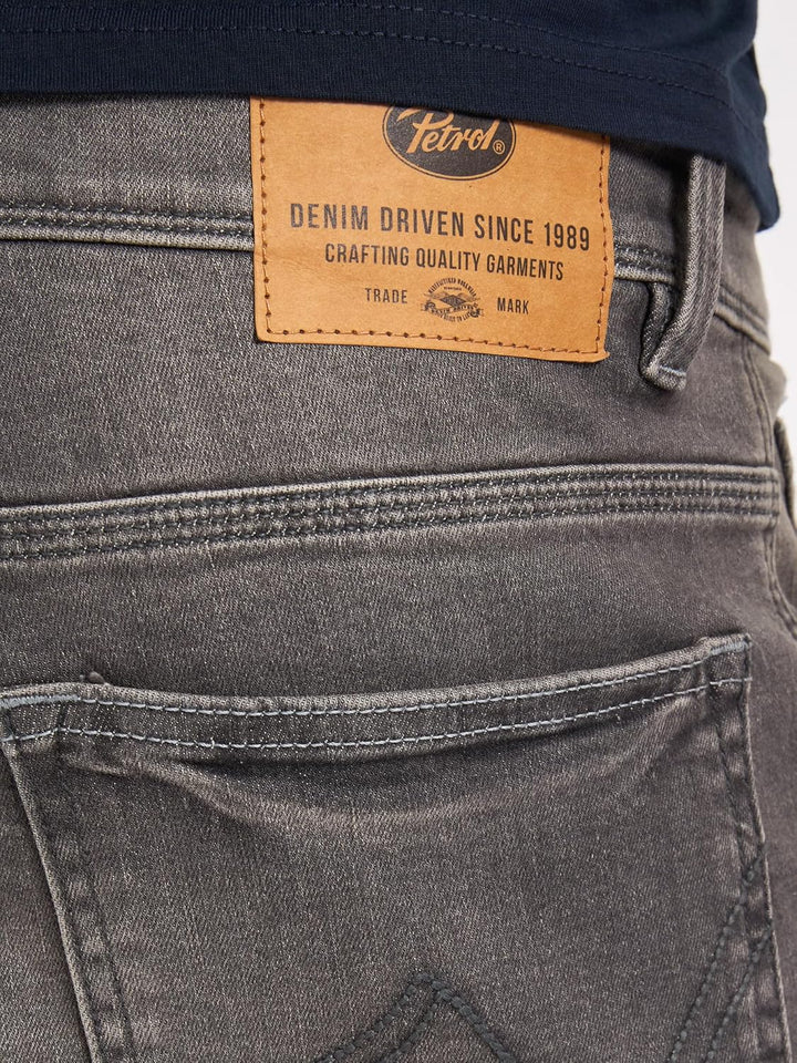 Petrol Industries Herren Russel Jeans 28W / 34L Grau, 28W / 34L Grau