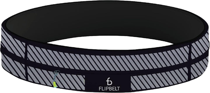 FlipBelt Zipper - Laufgürtel für Handy & kleines Zubehör - Sport-Bauchtasche für Damen und Herren XS