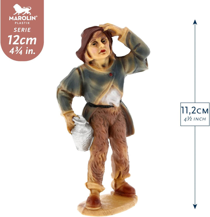 Marolin Hirte mit Krug, zu 12cm Fig. (Kunststoff)