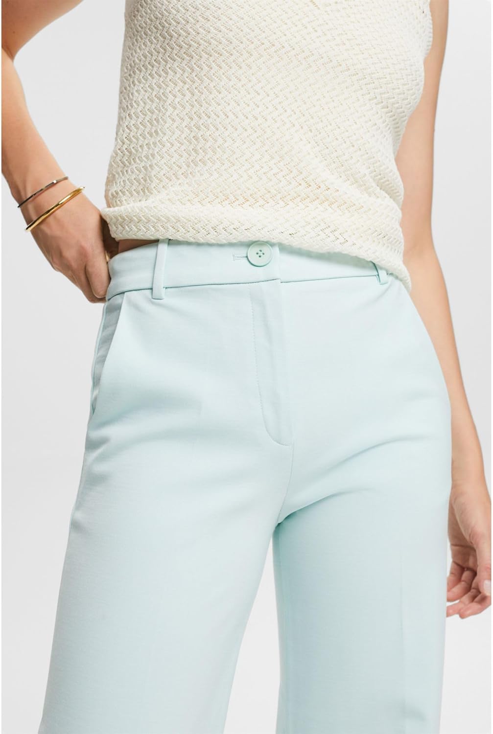 ESPRIT Damen Hose 44W / 32L Light Aqua Green, 44W / 32L Light Aqua Green