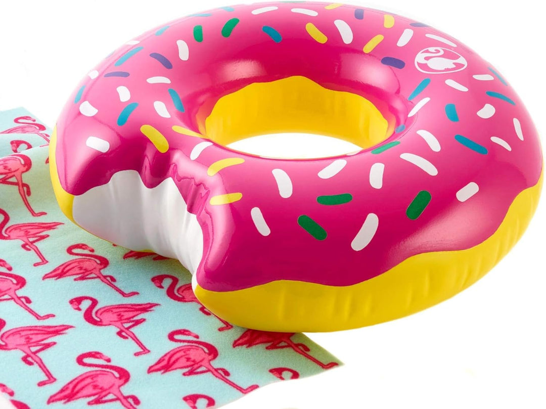 Barbie Möbel-Spielset Outdoor mit Donut-Schwimmring Donut Schwimmring mit Hund, Donut Schwimmring mi