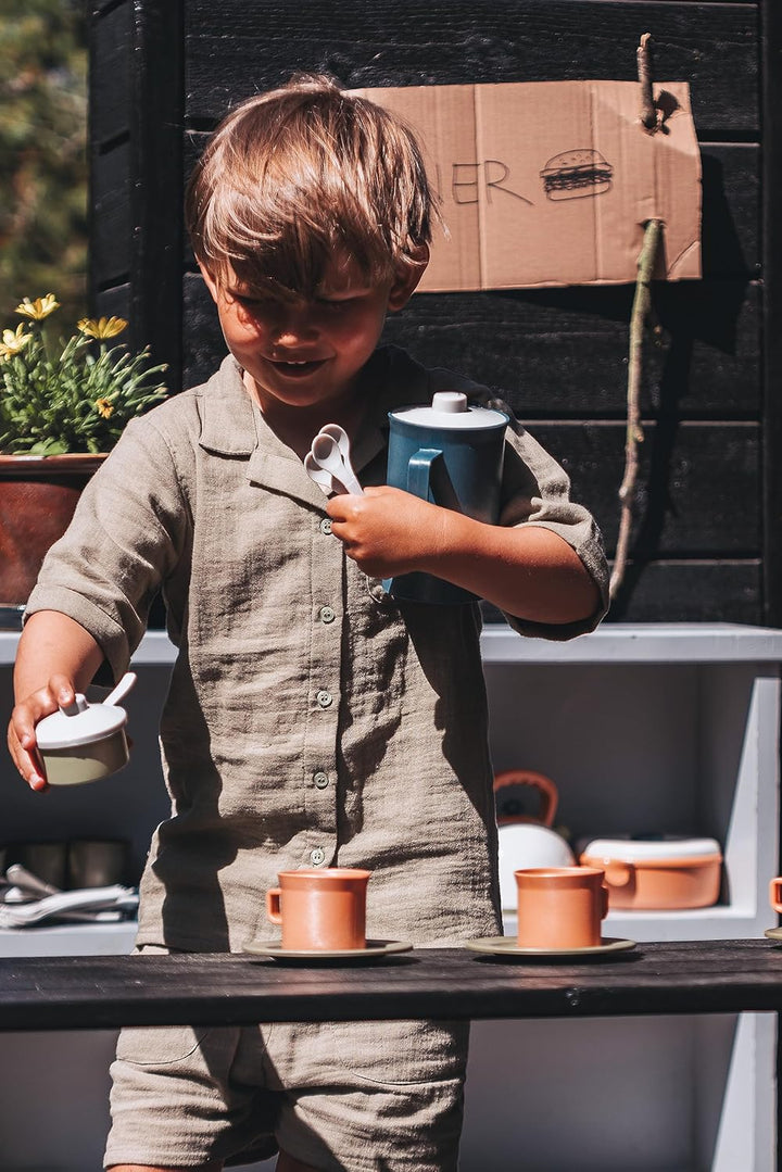 Dantoy - Bio Kaffeeservice - Compact Box - Kinder Lernspielzeug Kompaktbox, Kompaktbox