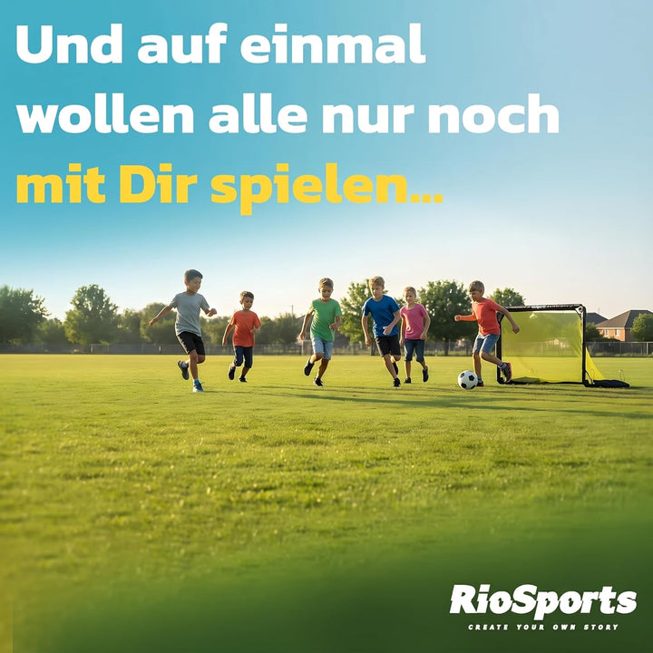 Fussballtore für Garten Kinder – Set mit Weight System – Fussballtor Kinder inkl. Heringe und Traget