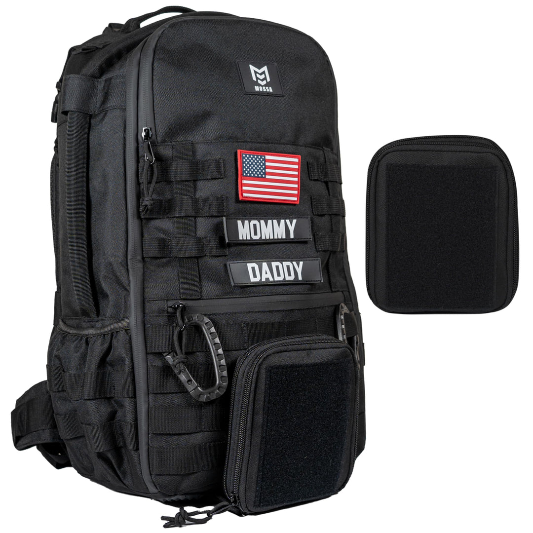 Mossa tactical baby gear Schwarz, Schwarz