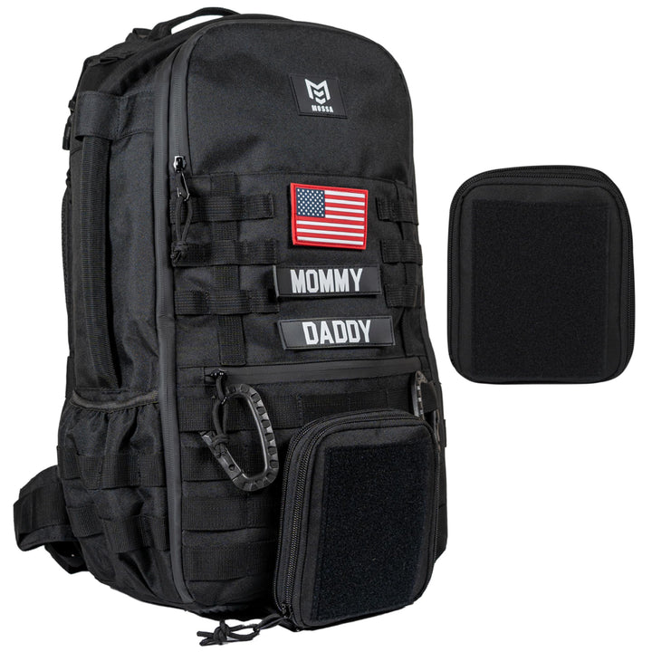 Mossa tactical baby gear Schwarz, Schwarz