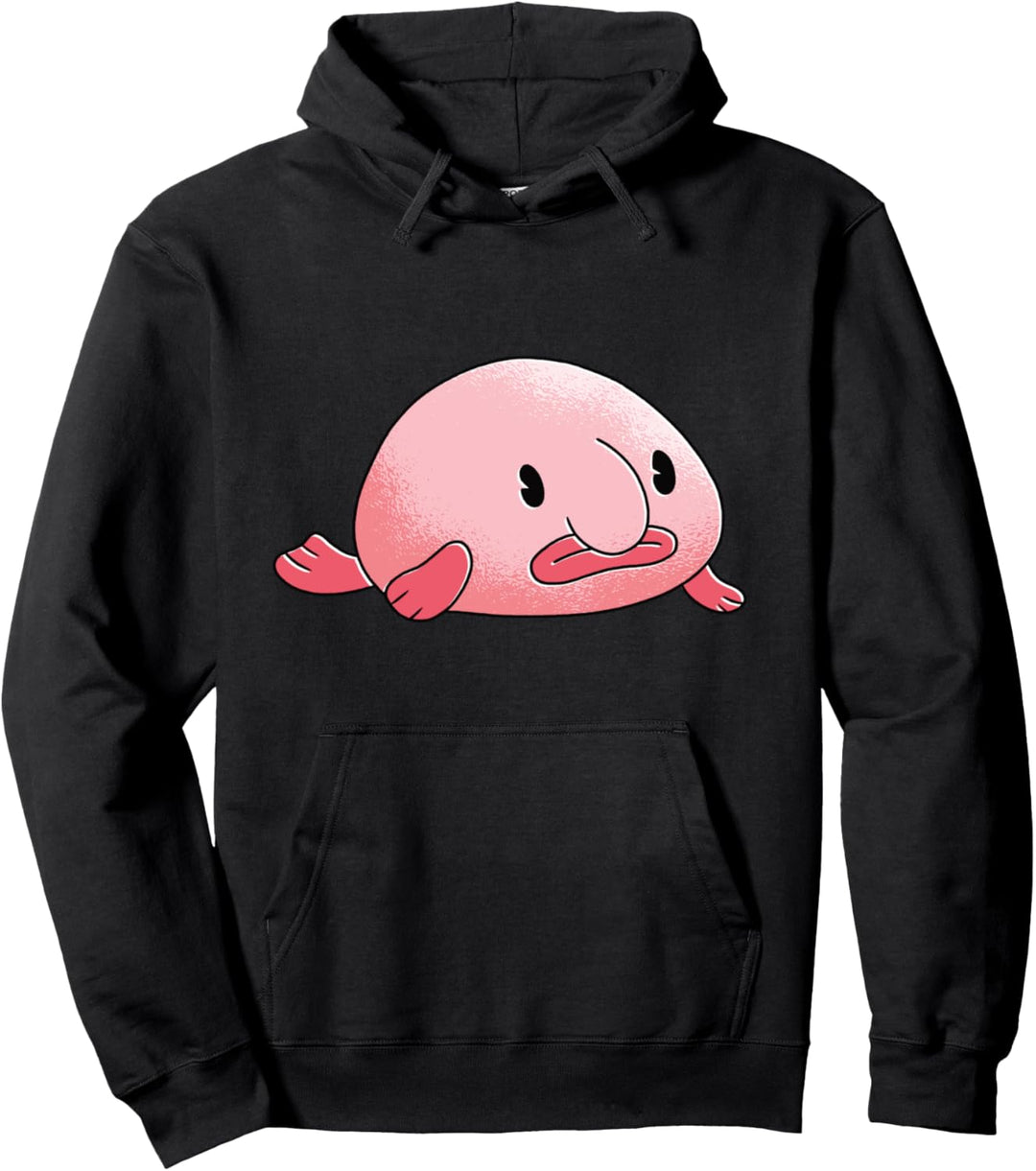 Blobfisch Tier Lustiges See Monster Hässlicher Fisch Pullover Hoodie