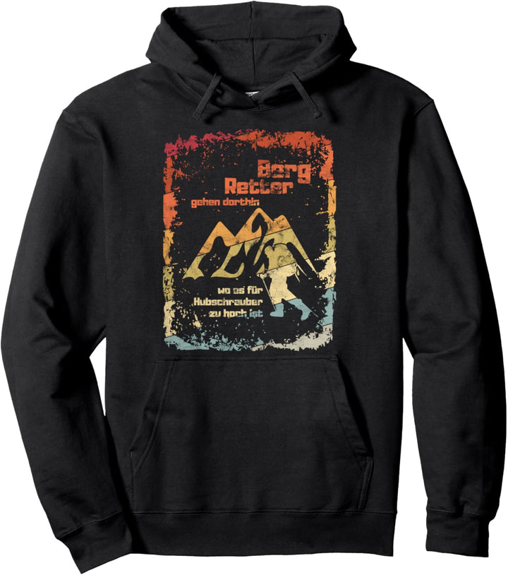 Bergretter Geschenk Bergrettung Pullover Hoodie