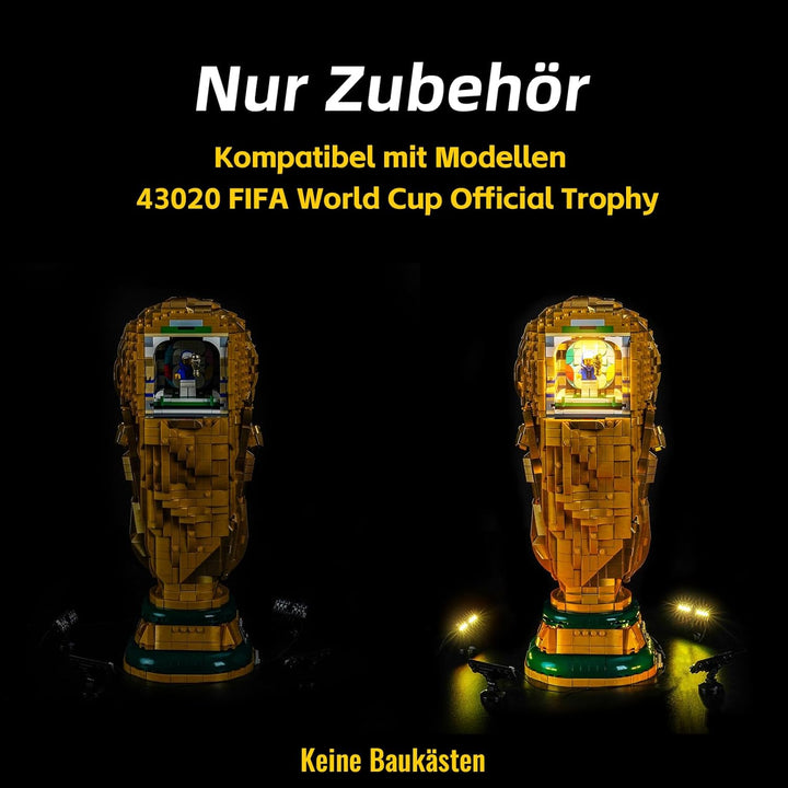 Led Licht Set Kompatibel mit Lego 43020 FIFA World Cup Official Trophy (Kein Modell), Dekorationsbel