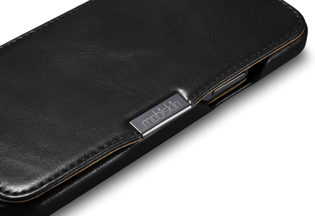 Mobiskin Hülle kompatibel mit Apple iPhone 12 PRO MAX (6,7 Zoll), Handyhülle mit echtem Leder, Case,