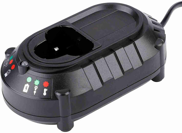 Ersatzladegerät für Makita, 10,8 V 12 V Lithium Akku Ladegerät für mit LED Anzeige DC10WA DF030D (Eu