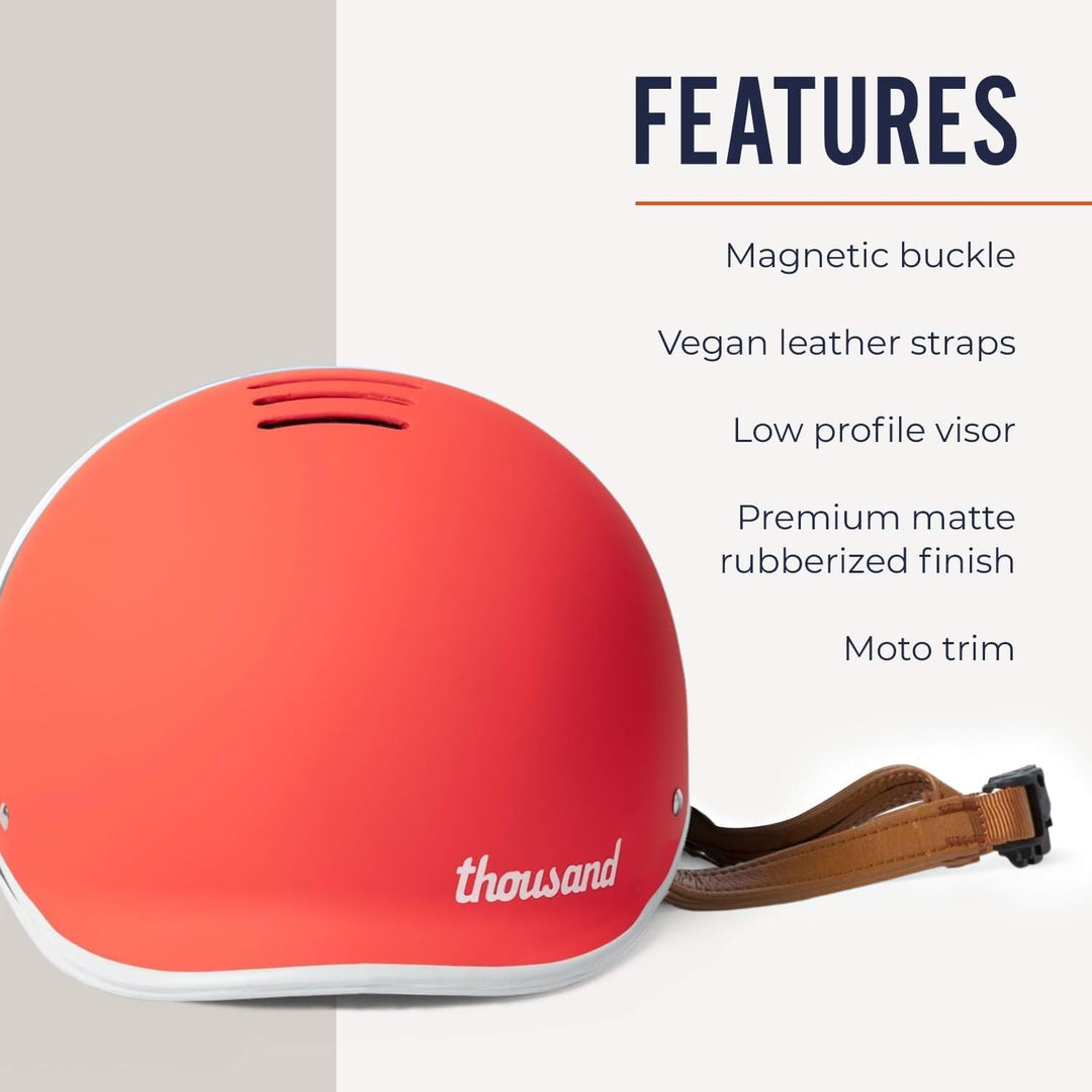 thousand Fahrradhelm | Heritage - Daybreak Red - Small