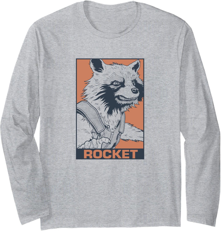 Marvel Avengers Endgame Rocket Pop Art Langarmshirt