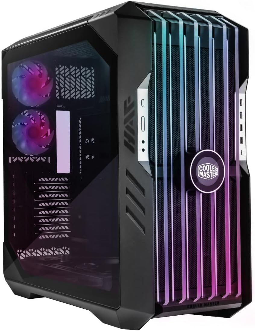 Cooler Master HAF 700 EVO PC-Gehäuse – Big-Tower mit 5 x vorinstallierten Lüftern, E-ATX-Kompatibili