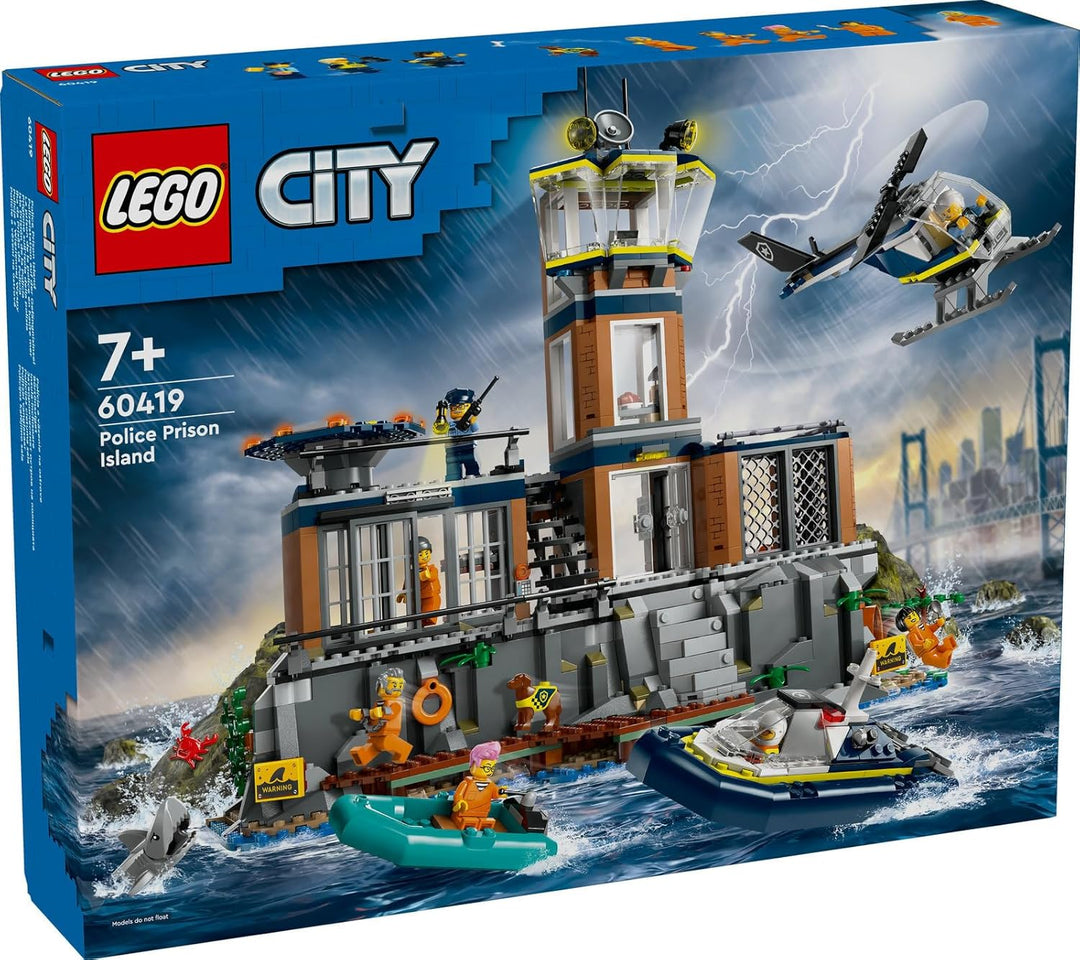 Lego City Set: 60419 Polizeistation auf der Gefängnisinsel & 30664 Polizei-Geländebuggy