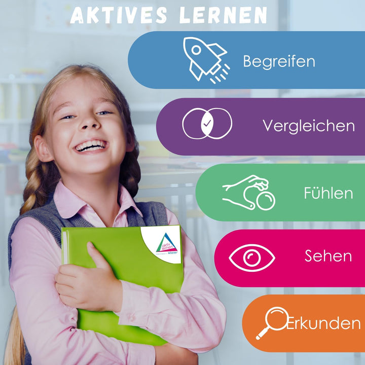 WISSNER R39578.M00 aktiv Lernen-Montessori Dienes Grundsortiment zum Dezimalrechnen 121 Teile-RE-Woo