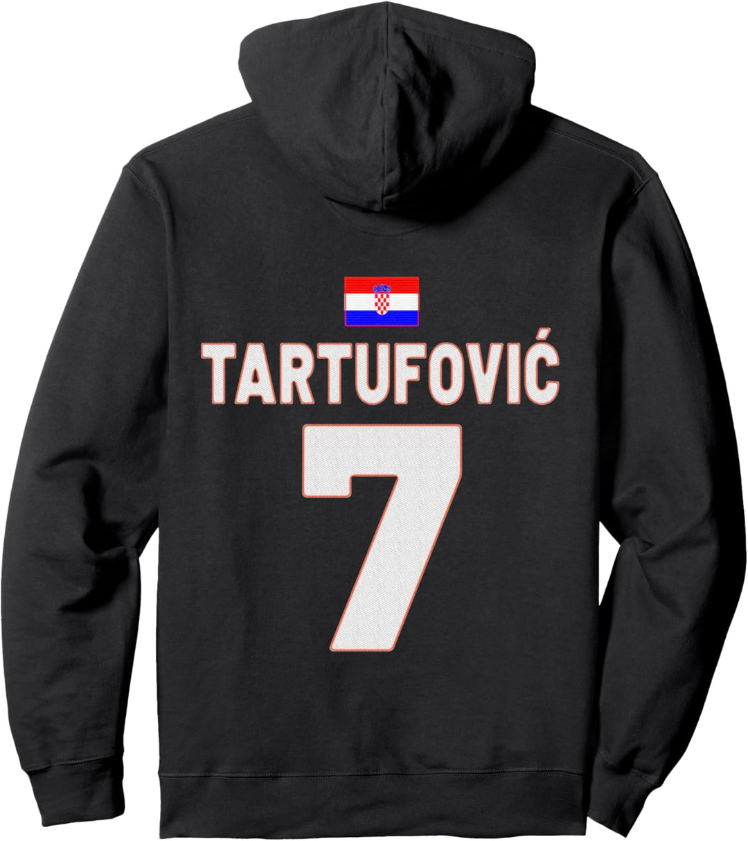 Nogomet Hrvatska Tartufovic mit lustigem Namen Kroatien Pullover Hoodie