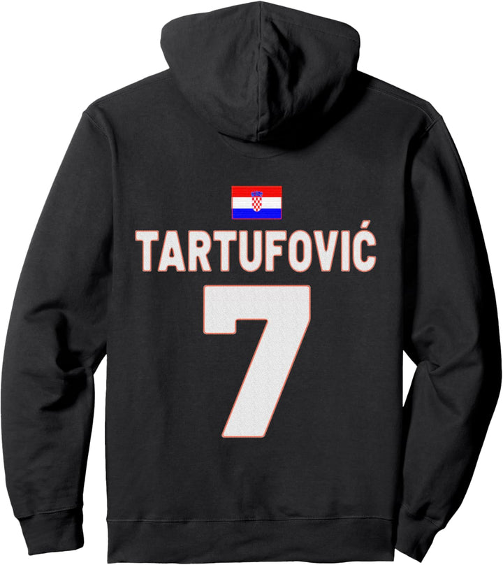 Nogomet Hrvatska Tartufovic mit lustigem Namen Kroatien Pullover Hoodie