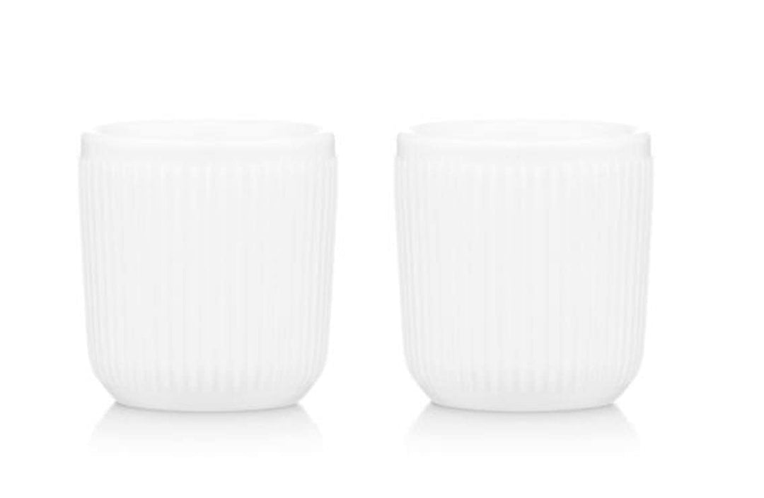 Bodum DOURO 2er Set DW Becher 0,1l weiss Porzellan, 12059-03