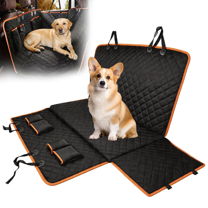 Hundedecke Auto Rückbank, Autoschondecke Hund Rücksitz, Hundeschutz Auto Rückbank, Wasserdicht Kratz