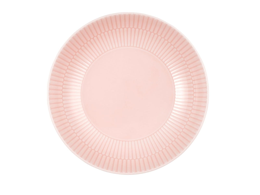 Seltmann Weiden Amina Rosé Suppenteller, 21 cm, Tiefe Suppenschale mit dezentem Relief-Muster, Spülm