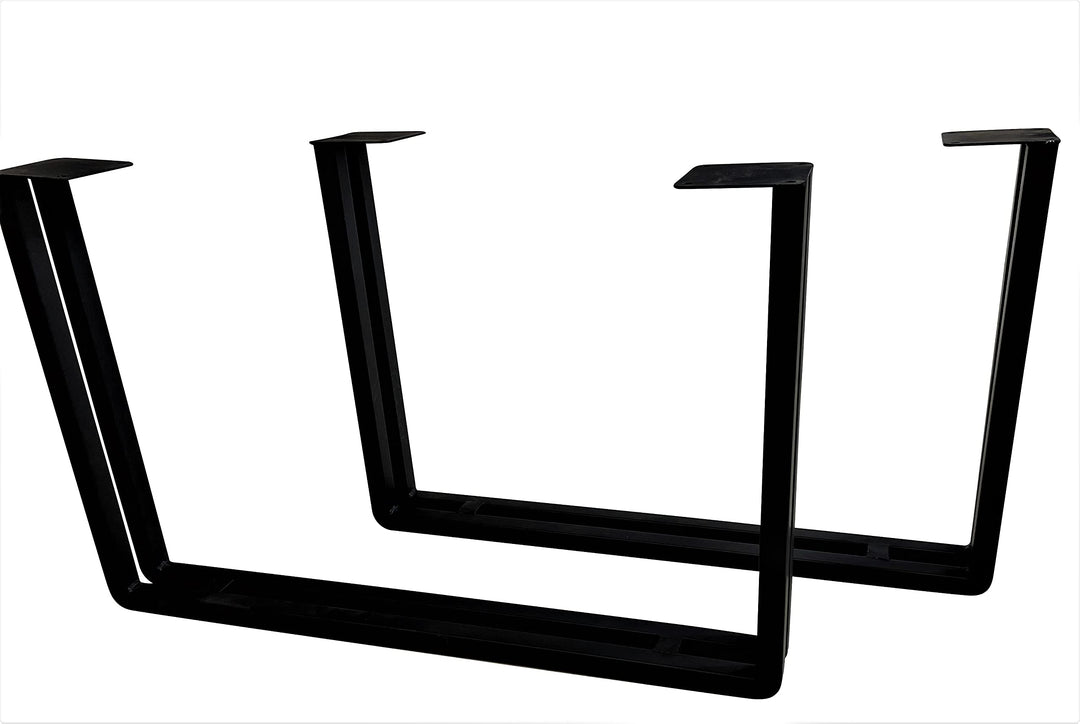 CasaXXl 2X Couchtisch Tischkufen aus Metall in schwarz - Robustes Tischgestell perfekt geeignet für