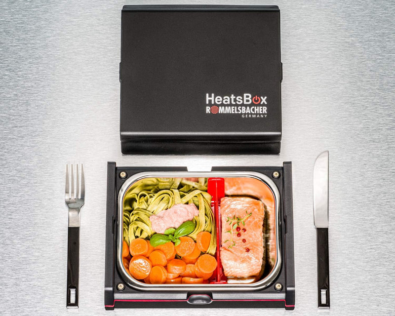 Rommelsbacher Elektrisch beheizbare Lunchbox HB 100 Heatsbox - zum Erhitzen von Speisen, Zeitvorwahl