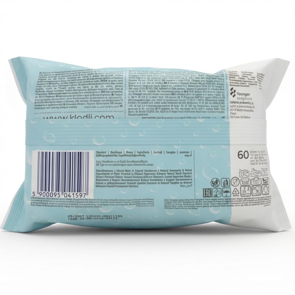 Baby Feuchttücher 99,9% Wasser - Kindii Water Care - 100% Viskose Wasserbasis Wipes 100% Biologisch