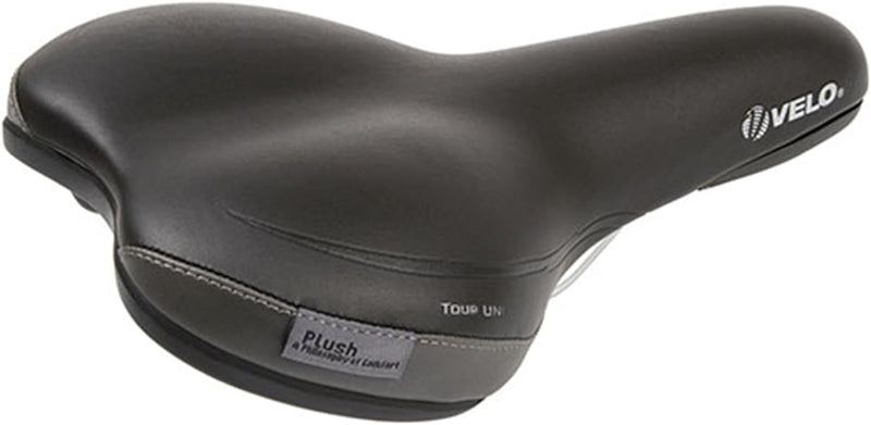 Velo Sattel Plush D2-Uni, Black, 262 x 165 mm