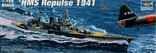 Trumpeter 05763 Modellbausatz HMS Repluse 1941