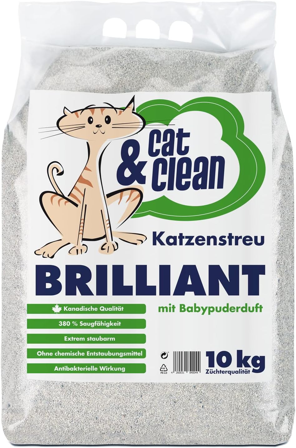 Cat & Clean Katzenstreu Der Extraklasse Klumpendes Einstreu Extrem Saugfähig Naturprodukt Aus Benton