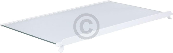 Einlegeboden aus Glas für Kühlteil kompatibel mit beko 4657830100 Abstellboden mit Leiste kompatibel
