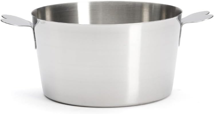 DE BUYER Charlotten-Form ohne Deckel, Edelstahl, grau, 17.6 x 15 x 9.2 cm, 17.6 x 15 x 9.2 cm
