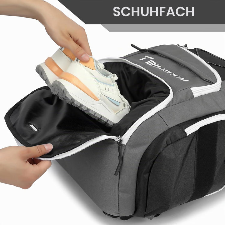 Sportrucksack Herren Damen mit Schuhfach Nassfach Wasserdicht Gym Schwimmrucksack Tagesrucksack mit
