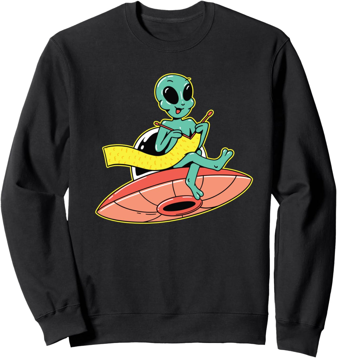 Raum Knitting Alien Knit Handwerk Sweatshirt