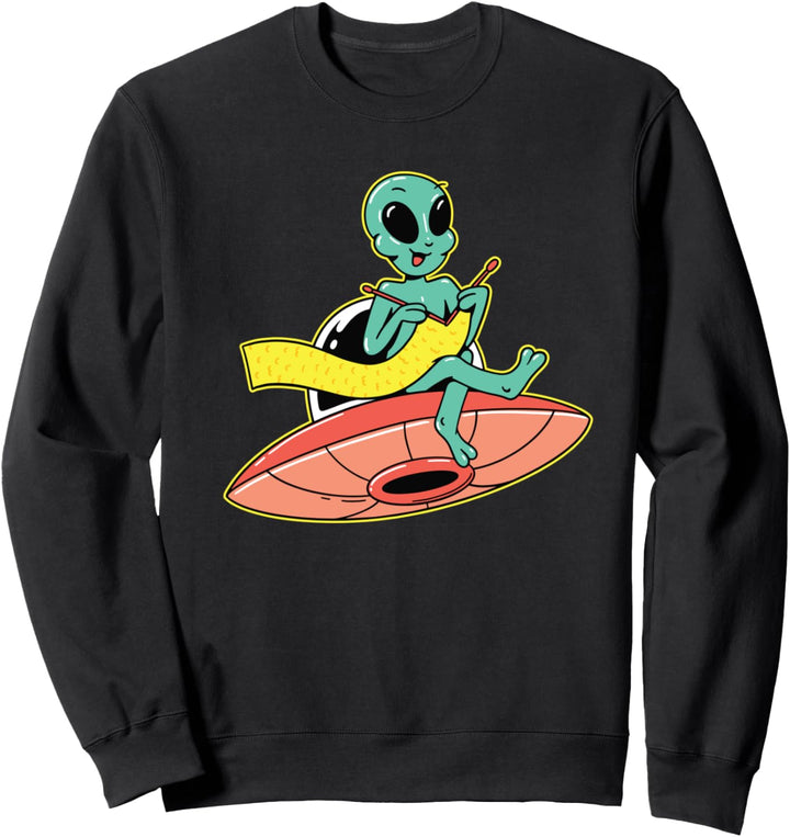 Raum Knitting Alien Knit Handwerk Sweatshirt